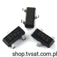 Dioda Varicap Dual 2.4-5.3pF BBY53 E6433 SMD-SOT23 INFINEON