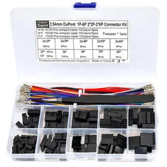 Zestaw złączy Dupont XH 2,54 mm pojedynczy rząd podwójny rząd obudowy 2,54 mm skok przewód kabel męski żeński pin końcówka elekt