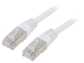 Patch cord F/UTP, Cat 6, wtyk RJ45 z obu stron, linka, CCA, 2m PPB6-2M