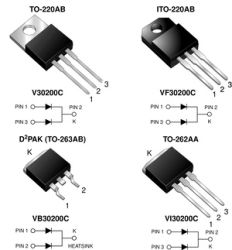 VI30200C Dual High Voltage TMBS&#174; (Trench MOS Barrier Schottky) Rectifier Ultra Low VF = 0.526 V at IF = 5A