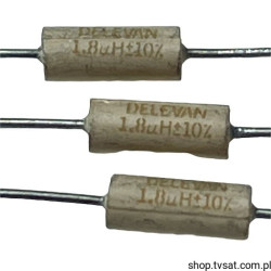 1025-26K RF Coil 1.8uH 0.48A 0.30 Ohm AXIAL DELEVAN