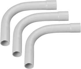 Rura instalacyjna Heidemann 13168 kątowa EN25 3szt. Szara