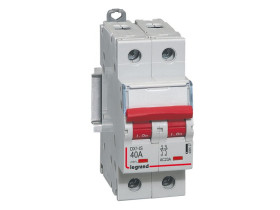 Rozłącznik izolacyjny 1-fazowy 2P 40A 400V AC FRX302 406527 LEGRAND