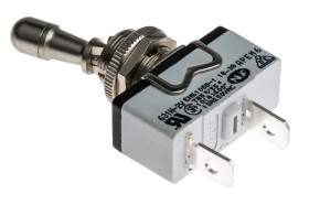 Przełącznik Wł.-wył. SPST APEM Montaż panelowy długość przełącznika 19.4mm