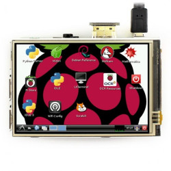 Ekran dotykowy rezystancyjny LCD IPS 3,5'' 480x320px GPIO do Raspberry Pi - Waveshare 12824