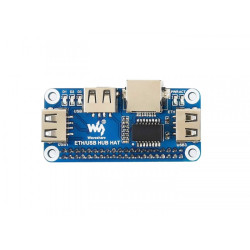 Moduł Ethernet / USB HUB HAT for Raspberry Pi 1x RJ45 3x USB