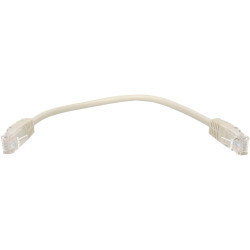 TruConnect TRUP5E0.25GY 25cm CAT 5E UTP PVC Full Copper Patch Lead - Grey