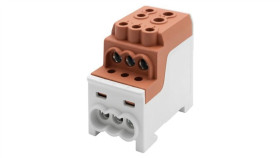 Blok Rozdzielczy Dbr 200A (1X70,1X35 / 6X16) Al/Cu - Brązowy