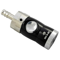 Szybkozłączka pneumatyczna Legris M10 x 1 rodzaj Żeński Zadzior węża Aluminium anodyzowane, Mosiądz niklowany 1/8in