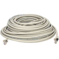 TruConnect TRUP6A20.0GY 20mtr CAT 6A S/FTP LSZH Full Copper Patch Lead - Grey