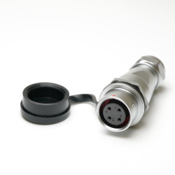 Złącze okrągłe 4-pinowe M16 Kabel Gniazdo RS PRO Żeńskie IP67 SF16