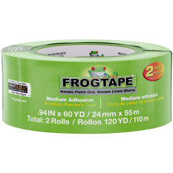 Shurtape 242867 FrogTape&#xAE; Multi-Surface Masking Tape 24mm x 55m (2 Pack)