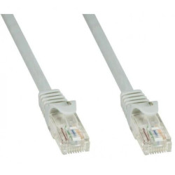Patch cord Cat6 UTP 1m szary CCA