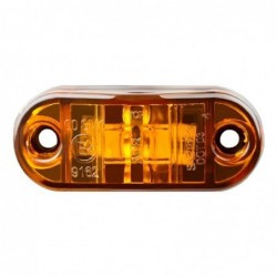 Obrysówka LED lampka 6v 12v 24v pomarańczowa bok woodoporna homologacja