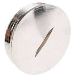 Zaślepka do dławnic kablowych PG29 Mosiądz platerowany niklem do Dławik śruby kablowej Lapp Gwintowany