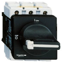 Rozłącznik VBF 80A, 690V, 3-biegunowy, uchwyt czarny do blokowania VBF4