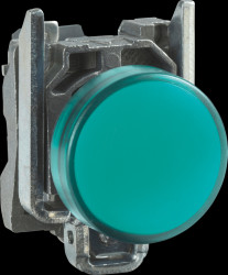 XB4BVB3 Indicator light with 24 V LED, momentary