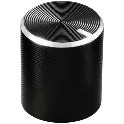 TruComponents 320033 Control knob + marking Black (Ø x H) 10mmx11mmAlu/Plastic
