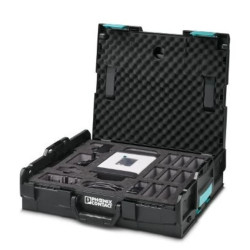 Przenośna drukarka etykiet w zestawie z walizką, akumulatorem, zasilaczem i oznacznikami THERMOMARK GO SET 1221548