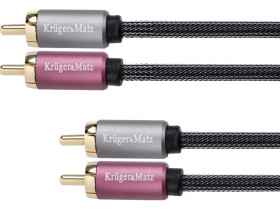 Kabel 2RCA-2RCA 0.5m Kruger&Matz