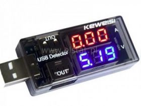 Tester USB z woltomierzem 3,5-8V; amperomierz 3A