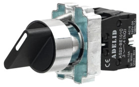 Wyłącznik piórkowy 1-0-2 bistabilny krótki 10A IP54 AS22-BD33