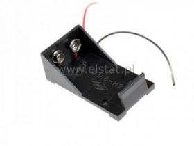Koszyk ( klips) na baterie 9V BH-9VPC z przewodem