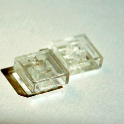 PRZYCISK 12X12 PRZEŻROCZYSTY