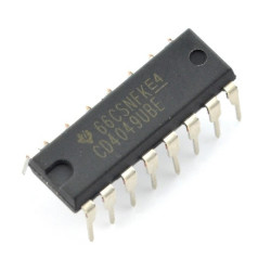Układ logiczny CD4049 - 6x NOT