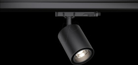 96560 ProRail3 rail spotlight Kratos, 36°, 1000 lm, 9 W, 3000 K black