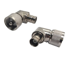 Adapter UHF UC1 wt/gn BNC kątowy