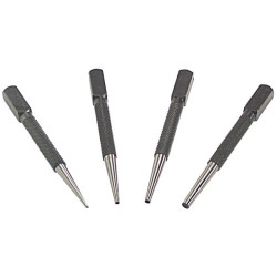 Priory PRI66SN4 66SN4 Nail Punch Set 4 Piece