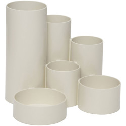 Maul 4115602 MAULtubo Recycling Tidy 6 compartments White