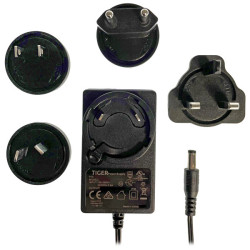 Tiger Power Supplies TP1163 15 V DC 4.3A 65W Power Supply UK EU US AU 2.1mm
