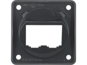 Integro Flow Płytka nośna 2 podwójna do modułów BTR-/E-DAT antracyt 845582505 HAGER