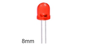 LED - 8mm RED - Kingbright