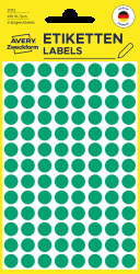 3012 Marking points, 8 mm, green