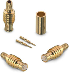 Złącze koncentryczne Montaż na kablu Męski 50Ω typ złącza Złącze MCX 6GHz Połączenie zagniatane typ kabla RG316