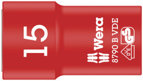 Nasadka Izolowana nasadka standardowa z gniazdem 3/8 cala 15mm izolowana Wera