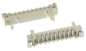 Wtyk PCB 9-pinowe raster: 1.25mm -rzędowe Molex Montaż powierzchniowy 1.0A 125.0 V.