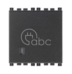 Łącznik uniwersalny (jednobiegunowy), 16AX, 2M, antracyt, 19001.2