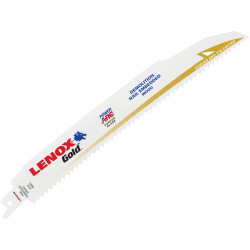 LENOX 21090966GR Gold® Demolition Reciprocating Saw Blades 230mm 6 TPI (Pk 5)