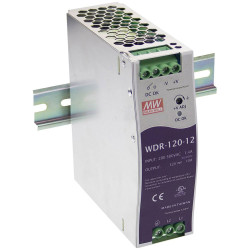 Mean Well WDR-60-12 rail PSU DIN-mounted 12V DC 5A 60W output 1 pcs