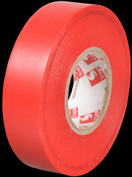 VDE insulating tape, 25 m, width: 19 mm, red