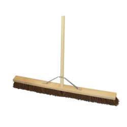 Faithfull FAIBRBASS36H Stiff Bassine Broom 900mm (36in) &#x2B; Handle &amp; Stay