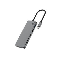 HUB USB-C HDMI USB3.0 czytnik kart pamięci (stacja dokująca)