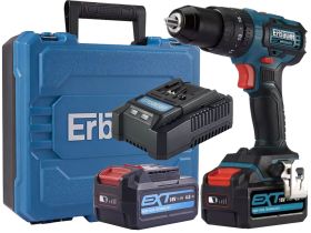 Wiertarko-wkrętarka z udarem 18V 2 x 4,0Ah silnik bezszczotkowy