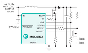 High-Voltage HB LED Drivers with Integrated High-Side Current Sense
