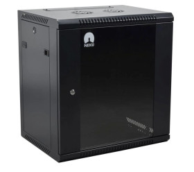 Szafa wisząca RACK 19 cali 12U 600mm czarna NEKU TS BOX