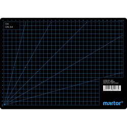 Martor 3004.06 Cutting Pad 320x230mm Black Cut without Damage cm/inch Grid